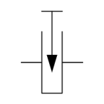 Skyvespjeldventil til industri